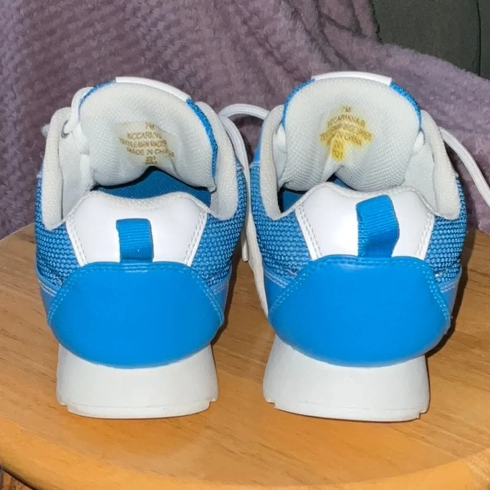 Calvin Klein Blue and White Sneakers Modern Design